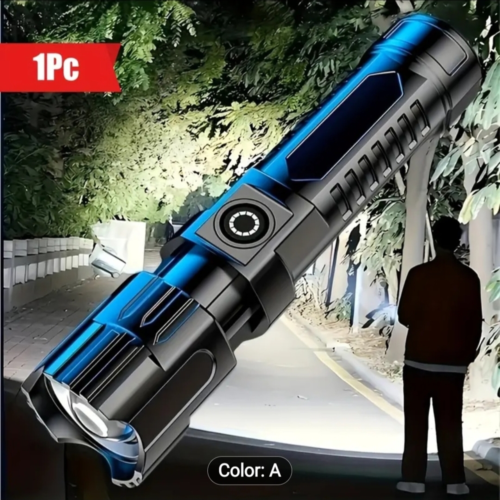 Black Tactical Flashlight - Picture 2 of 8